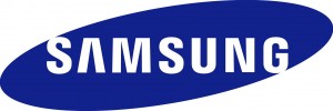 Logo Samsung in primo piano