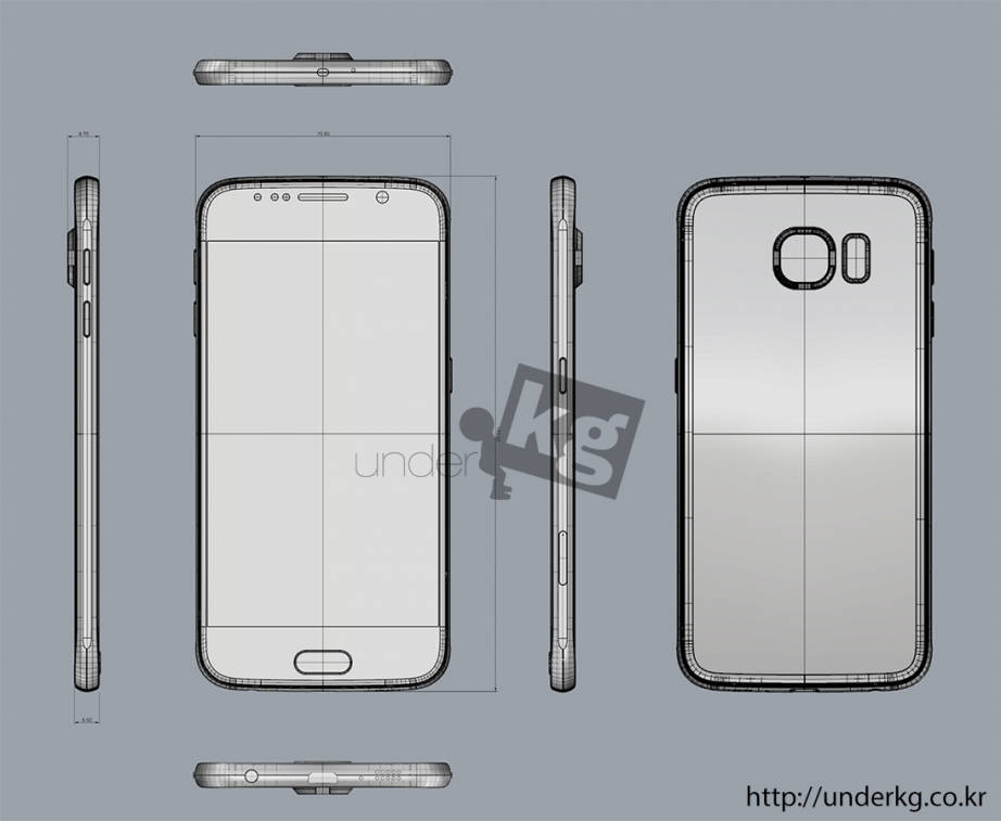 Esquema del Samsung Galaxy S6