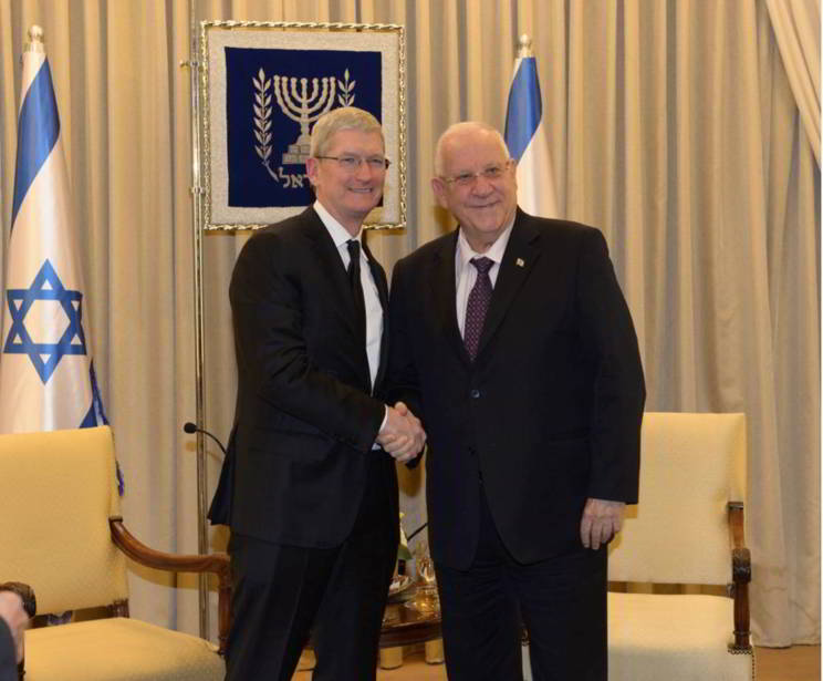 Tim Cook Israelin presidentti