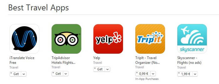 die besten Reise-Apps