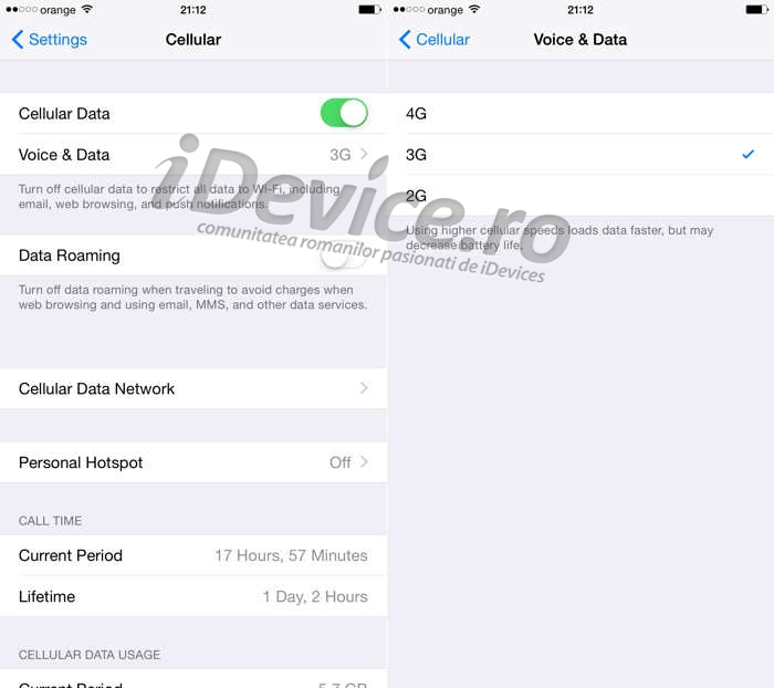 iOS 8.3 disabilita il 3G