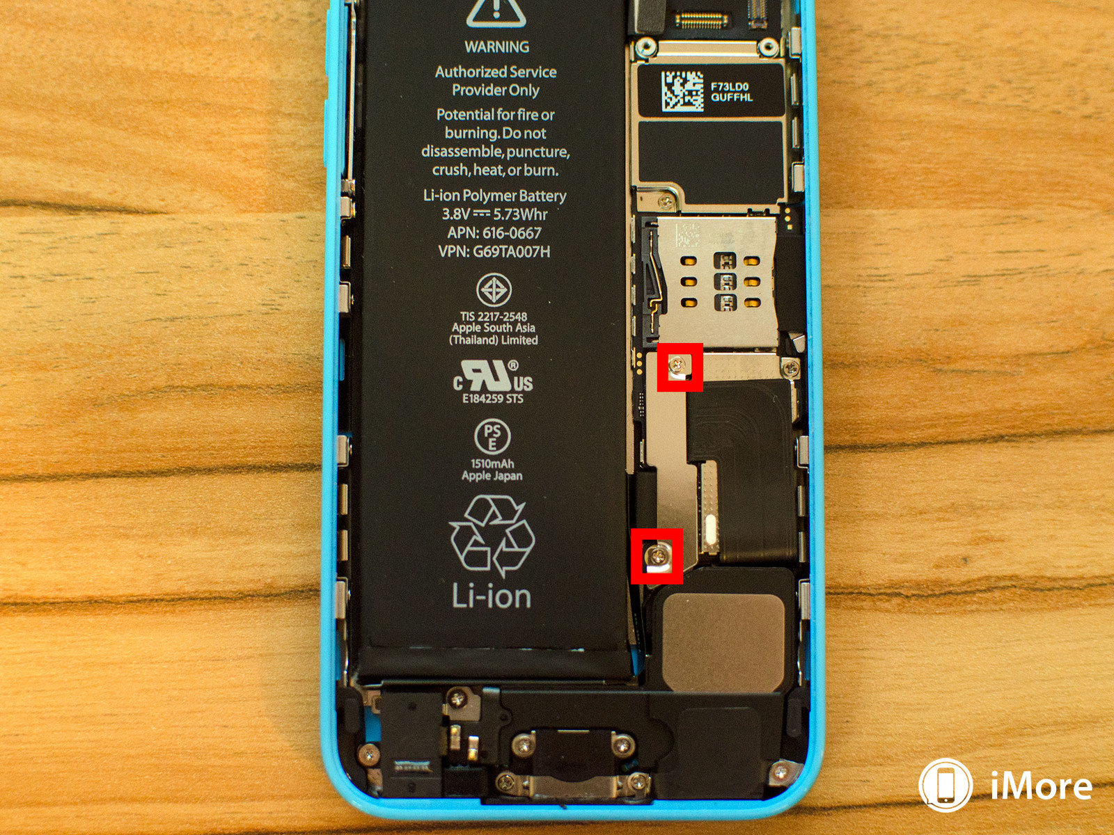 iPhone 5C højttaler udskiftning 2