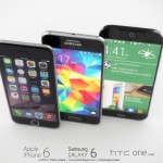 iPhone 6 Samsung Galaxy S6 HTC One M9 concepto 1