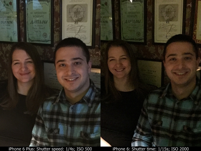Comparación de la cámara del iPhone 6 vs iPhone 6 Plus 6