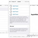 Interface de l'application Apple Watch 1