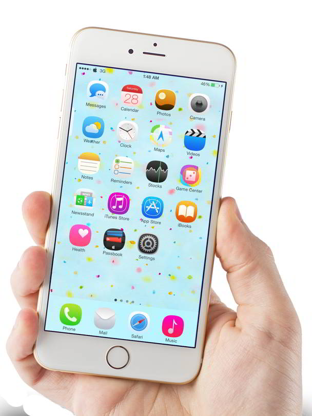 iOS 8-Design anheften