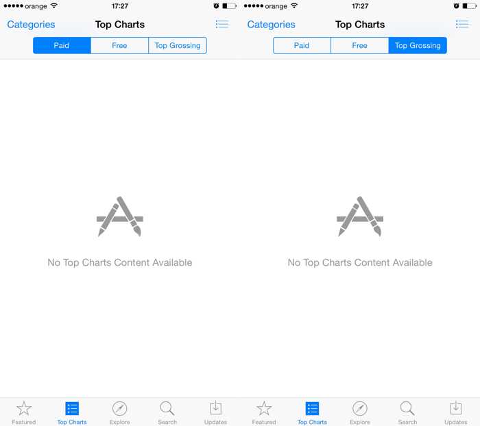 App Store iTunes Store errors