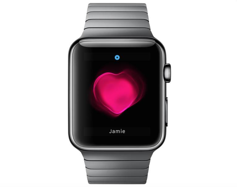 Apple Watch Glance voor hartslagmeting