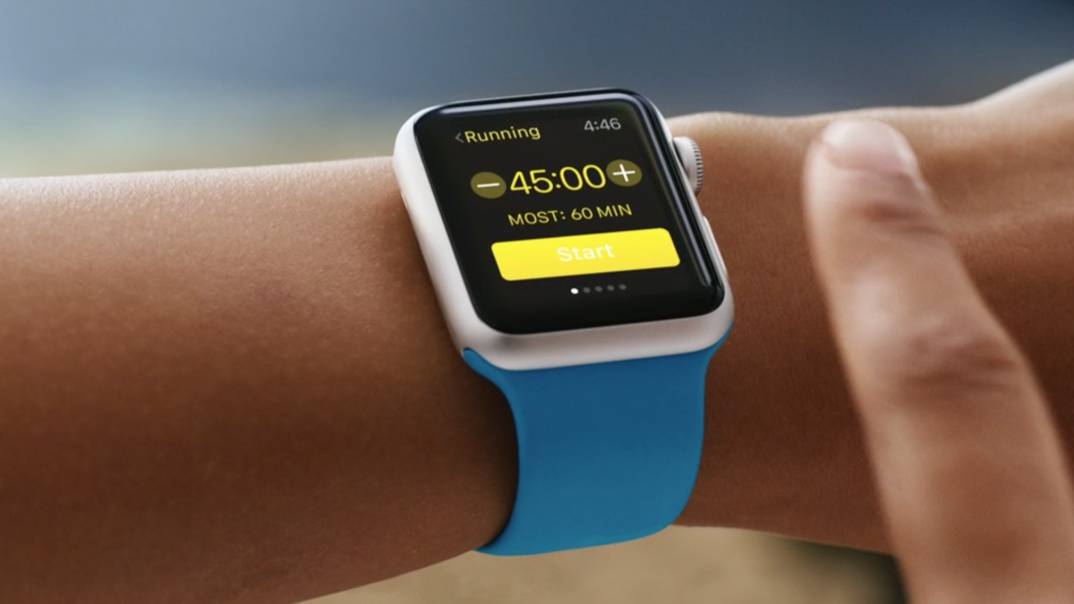 Apple Watch aplicatie alergare