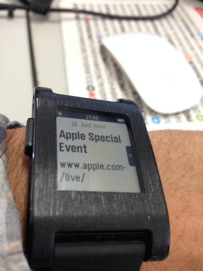 Apple Watch mocked Pebble