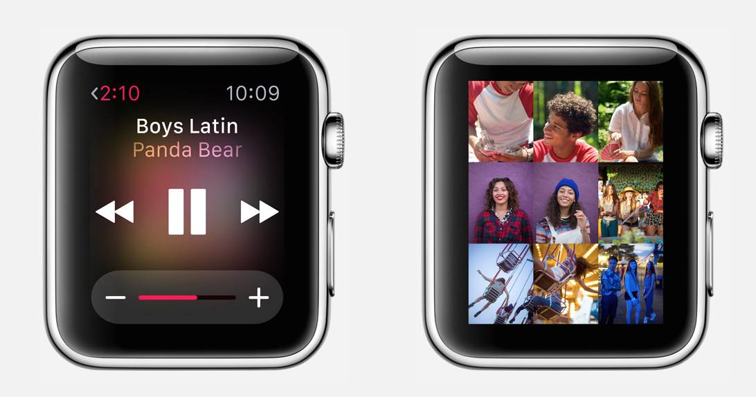 Apple Watch photos applications