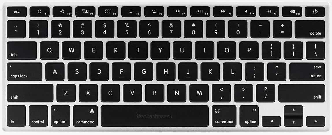 Apple keyboard MacBook Retina Display 12 inch