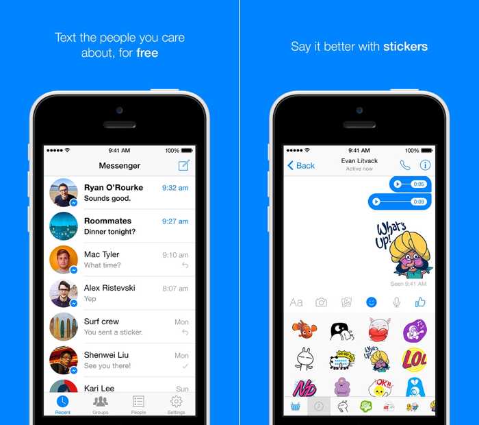 Facebook Messenger-App