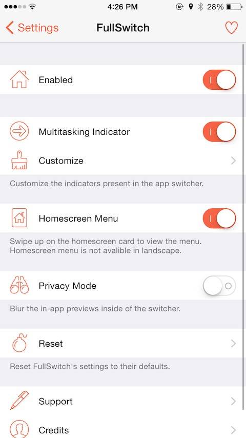 FullSwitch (iOS 8)