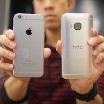 HTC ONE M9 IPHONE 6 comparatie 2