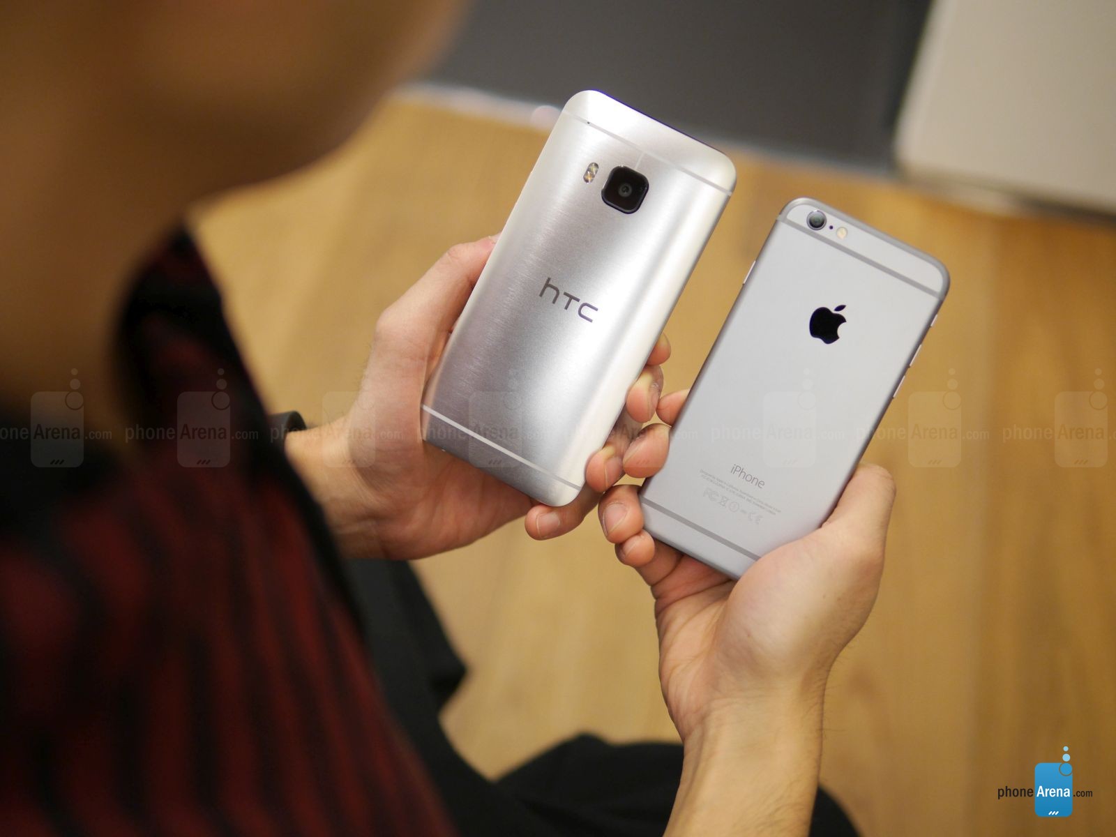 HTC ONE M9 IPHONE 6 comparación 4