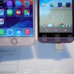HTC ONE M9 vs iPhone 6 Plus design sammenligning 2