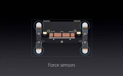 MacBook 12 pouces force tactile