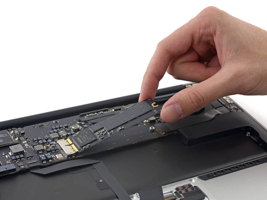 Memoria flash del MacBook Air