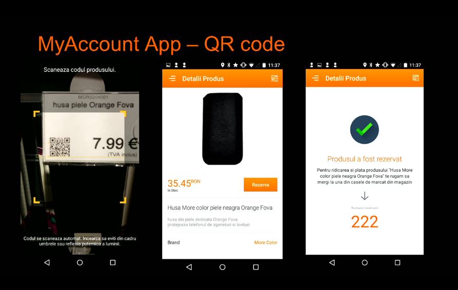 Prenotazione prodotto Orange Smart Shop Il mio account