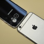 Samsung Galaxy S6 Edge vs iPhone 6 Plus design sammenligning 1