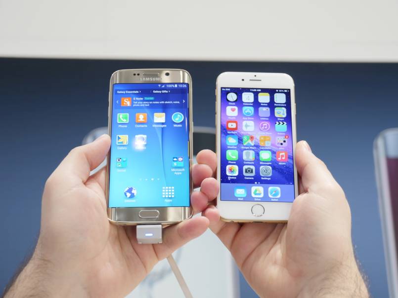 Samsung Galaxy S6 Edge versus iPhone 6 snelheidsvergelijking in de echte wereld