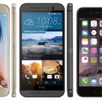 Spécifications du Samsung Galaxy S6 HTC ONE M9 iPhone 6