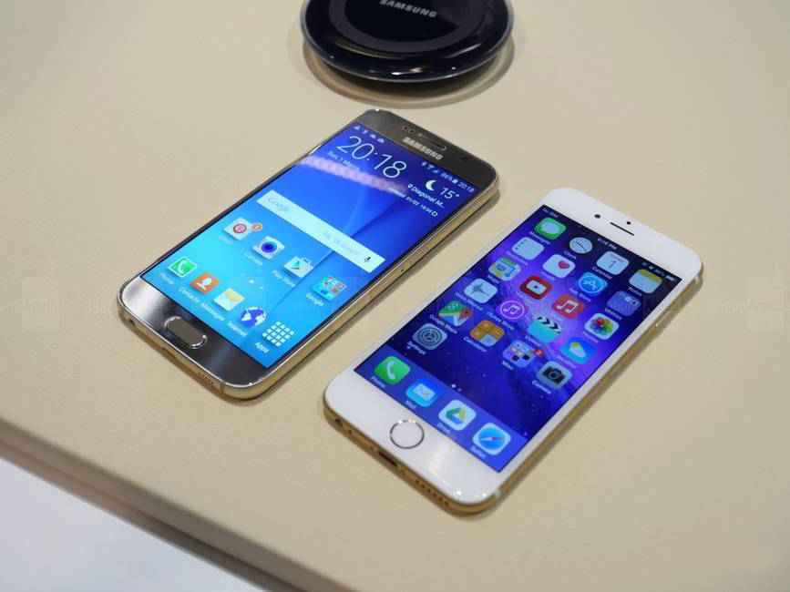 Samsung Galaxy S6 copiado iPhone 6