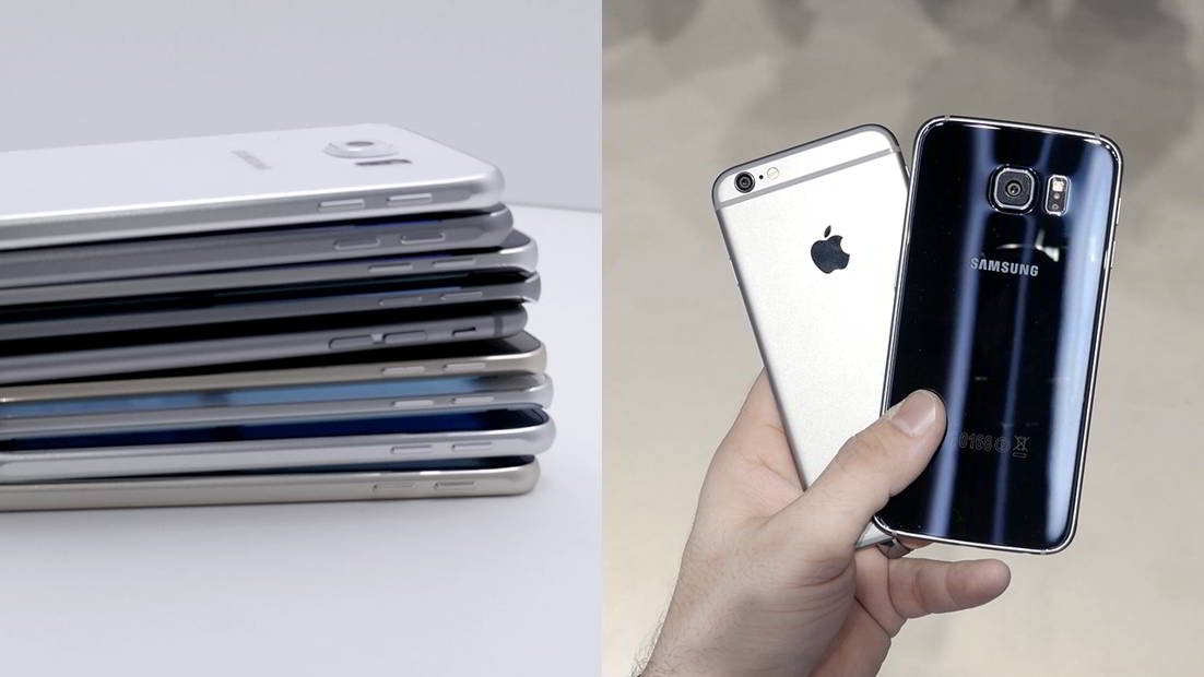 Samsung Galaxy S6 versus iPhone 6