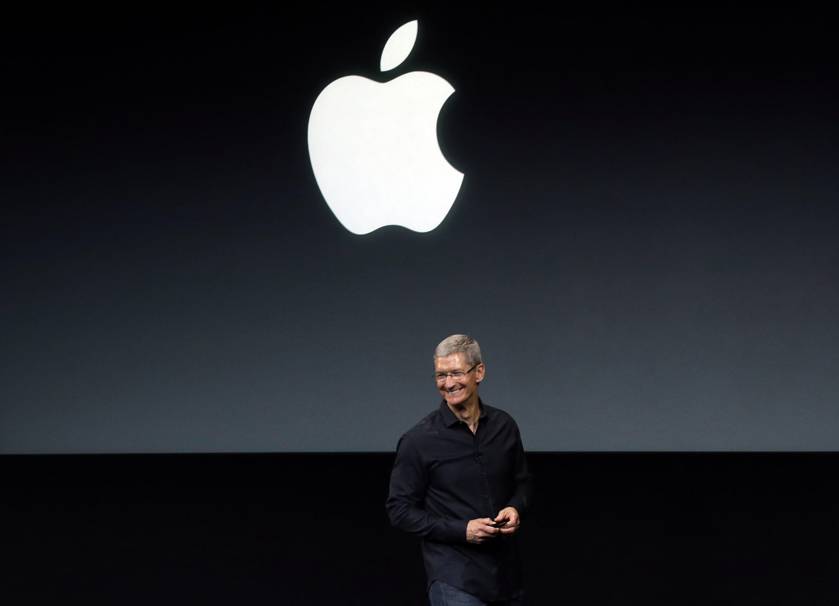 Happy Tim Cook