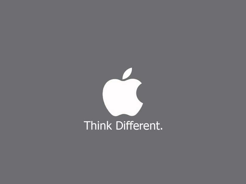 apple gandeste diferit