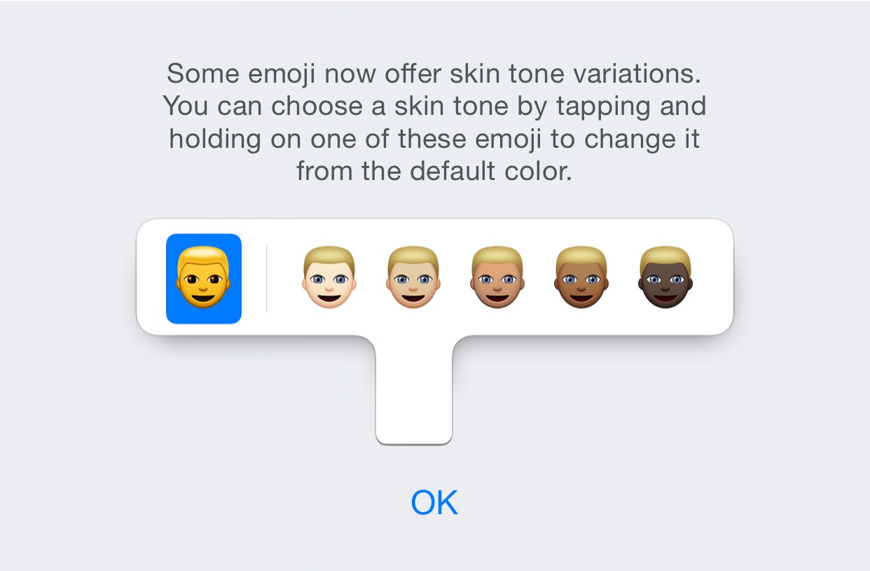 iOS 8.3 beta 4 różne emoji