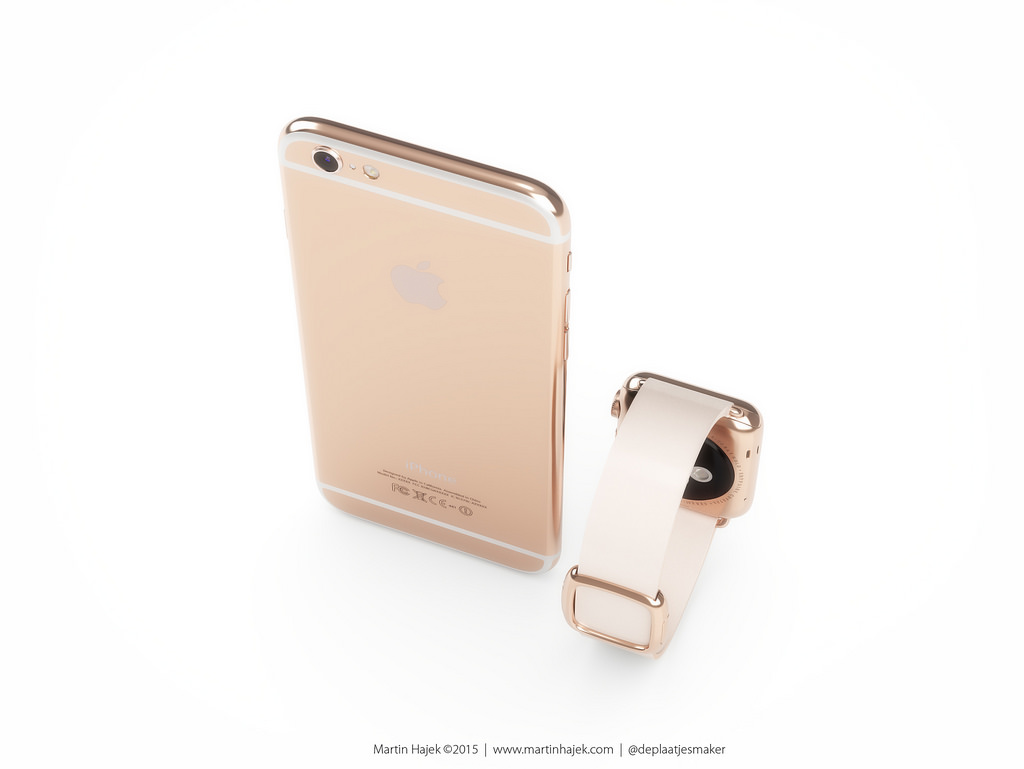 iPhone 6 rosa guld 3