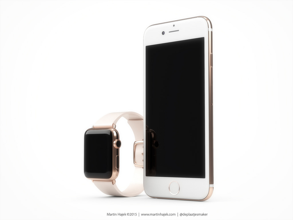 iPhone 6 rosa guld 4