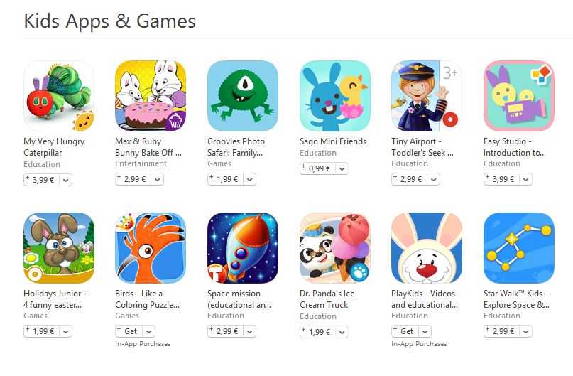 Kinder-Apps