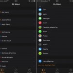 Regarder les paramètres de l'application iPhone iOS 8.2