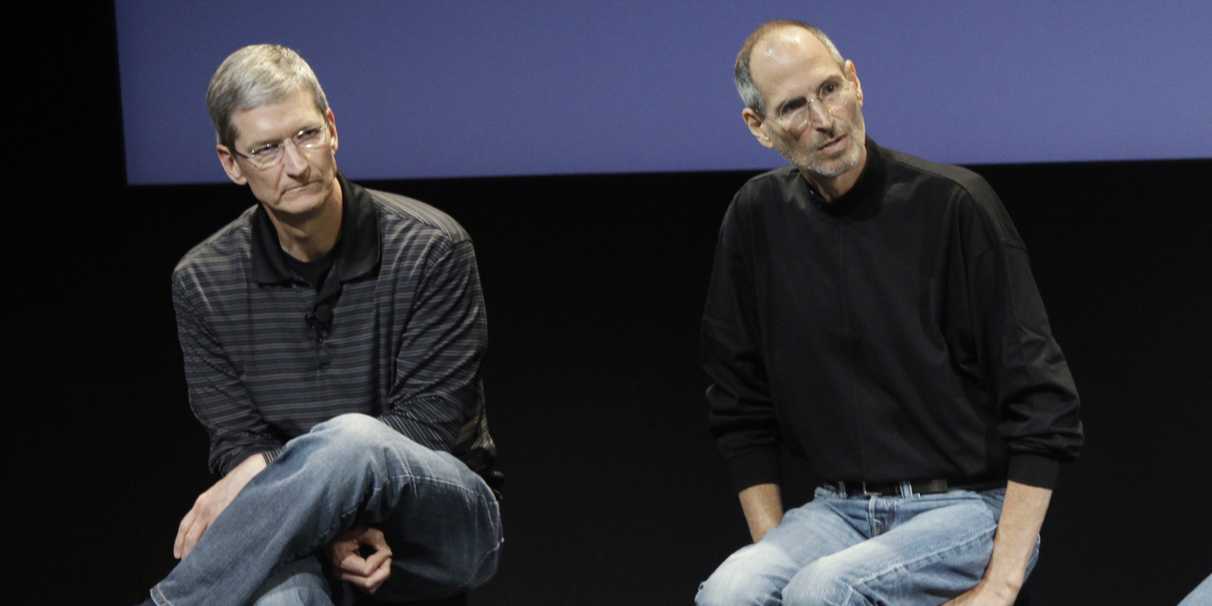 Tim Cook omaggio a Steve Jobs
