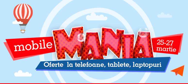 Mobile Mania Reduceri de 50% la laptop, tablete, telefoane mobile si accesorii