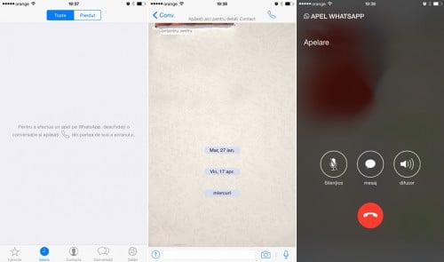 Apeluri VoIP WhatsApp Messenger
