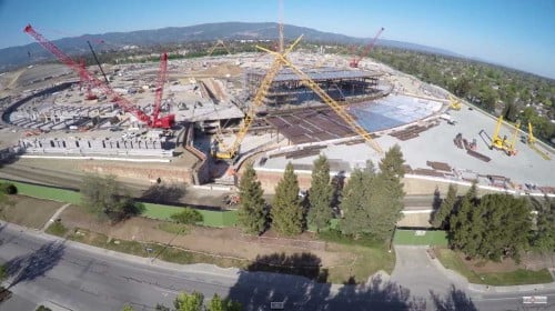 Apple Campus 2 4K-drone