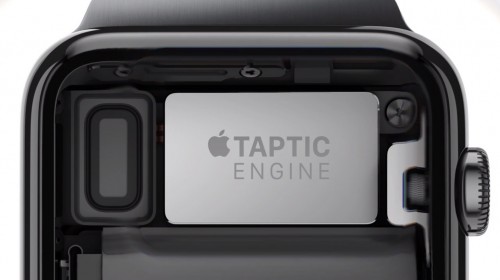 Motor táctil del Apple Watch