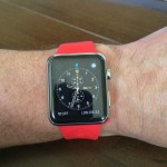 Apple Watch rött armband