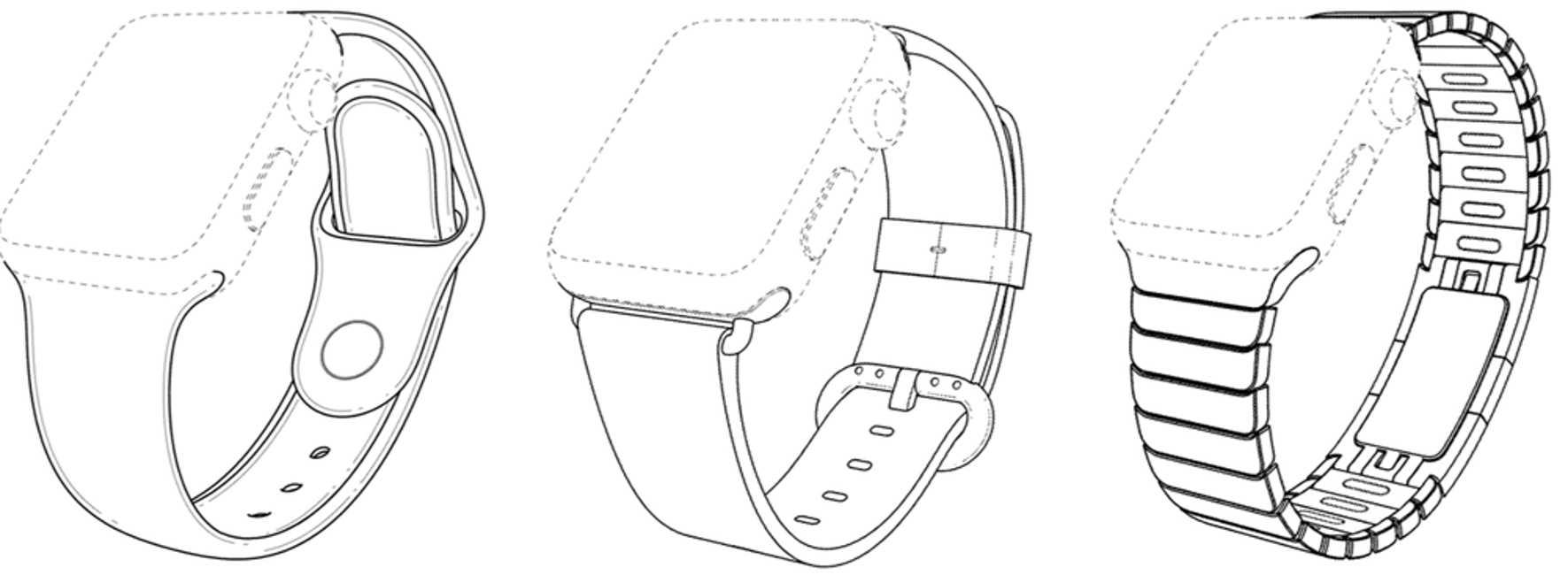 Patente de pulseras de Apple Watch