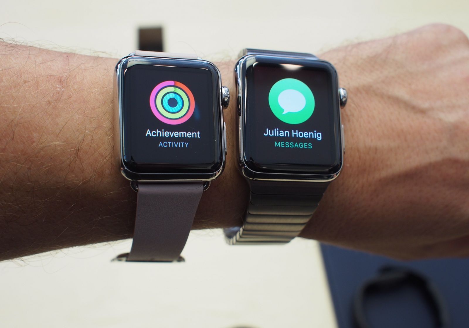 Différence Apple Watch 38 mm 42 mm