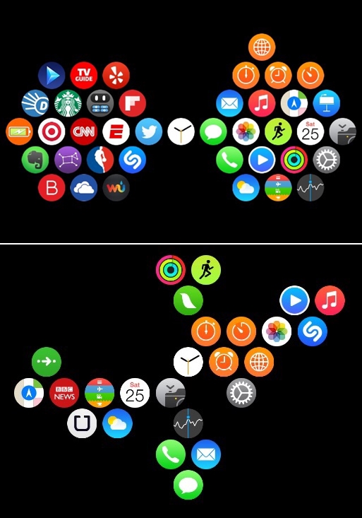 Apple Watch customized interface 1