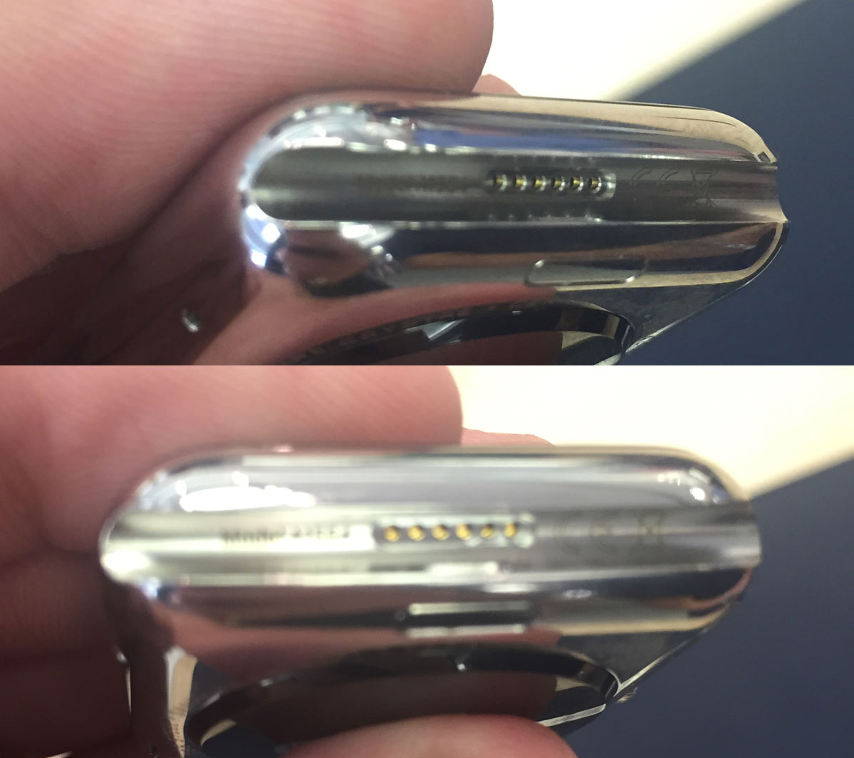 Apple Watch diagnostic port