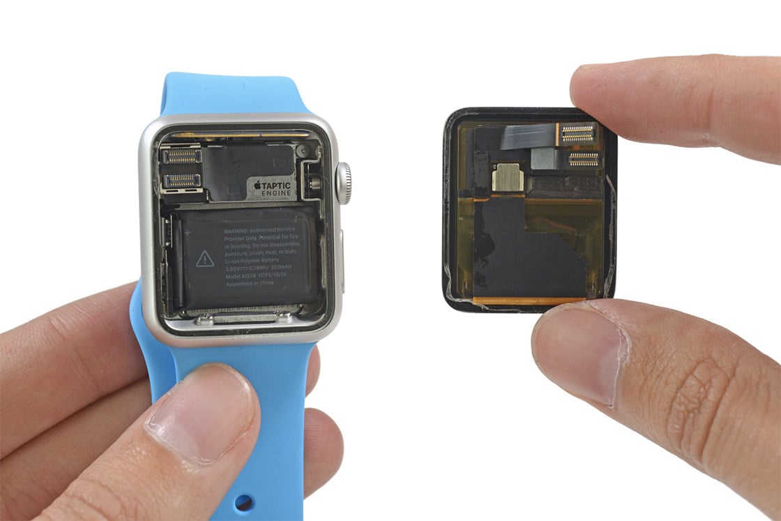 Motore tattico dell'Apple Watch difettoso