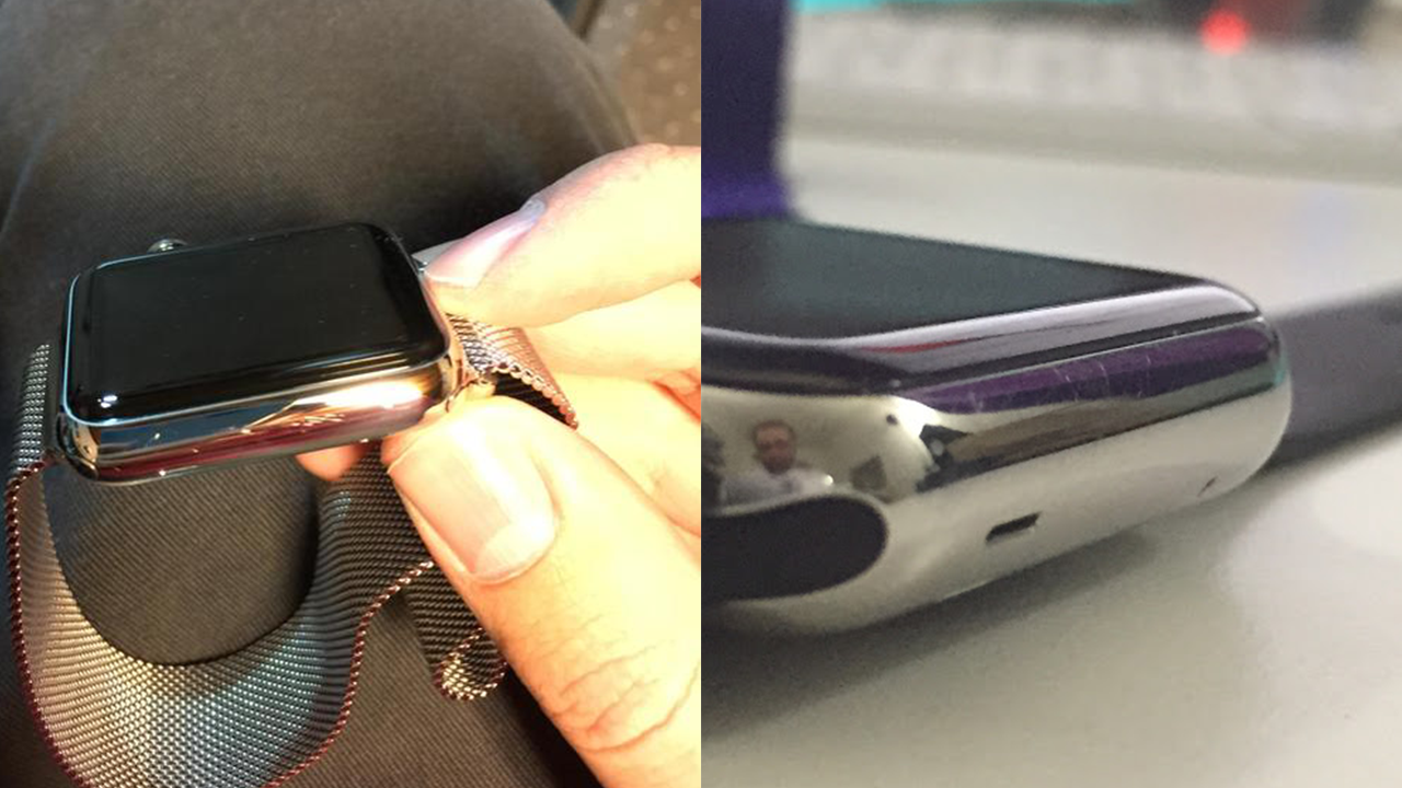Apple Watch case scratched and polished