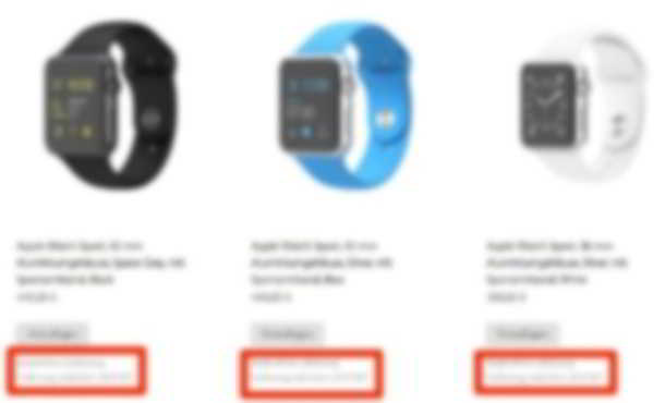 Apple Watch attend l'exploit