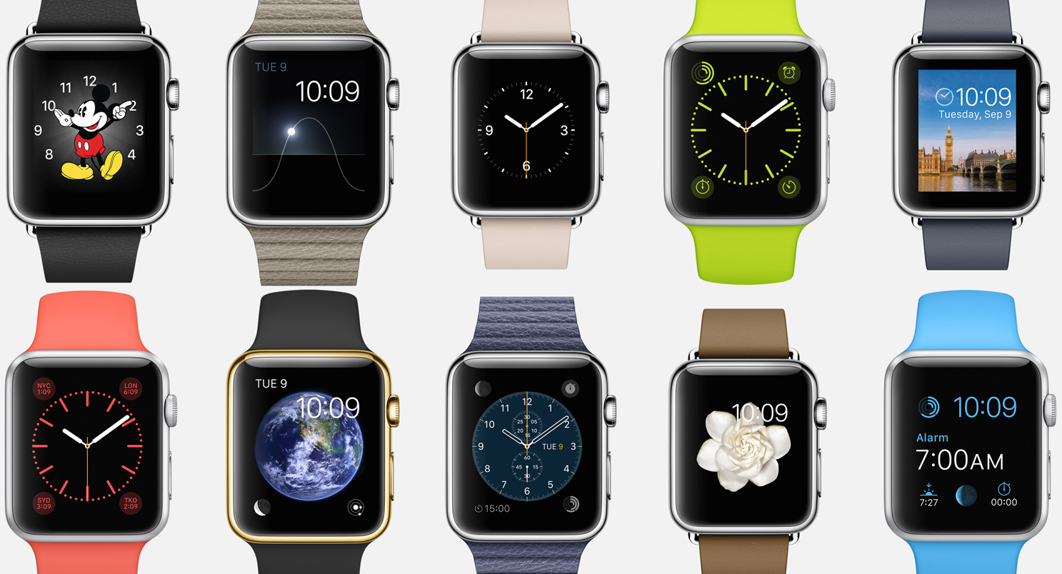 Die 10 Gesichter der Apple Watch